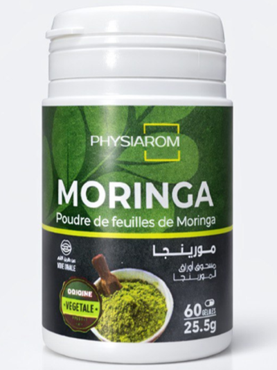 Moringa (Poudre de Feuilles de Moringa) – 60 Gélules